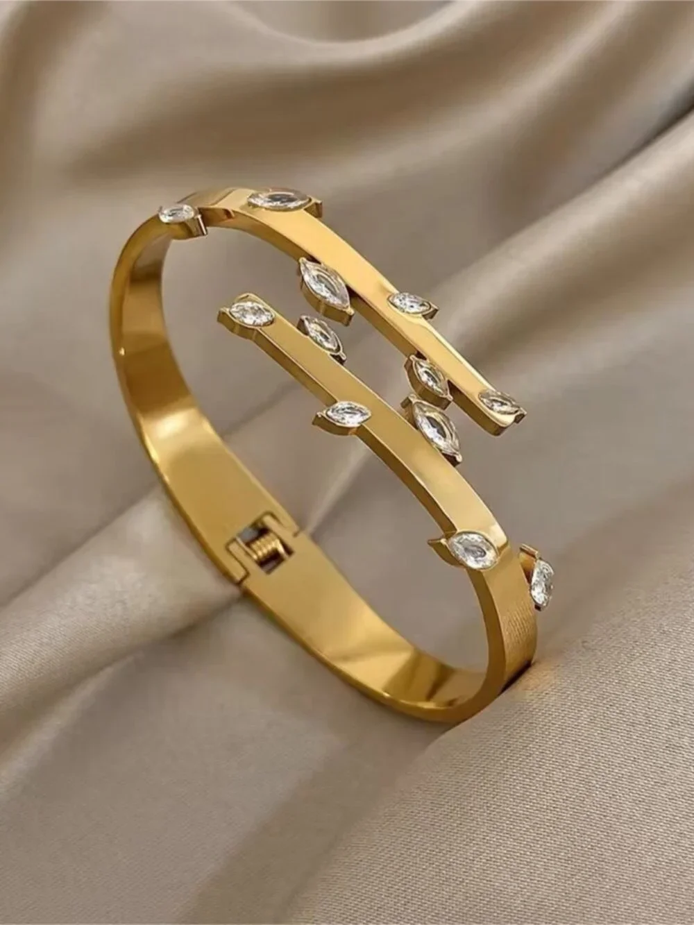 Anthropologie polished gold